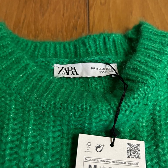 ZARA Knit Crop Sweater M - Picture 9 of 9